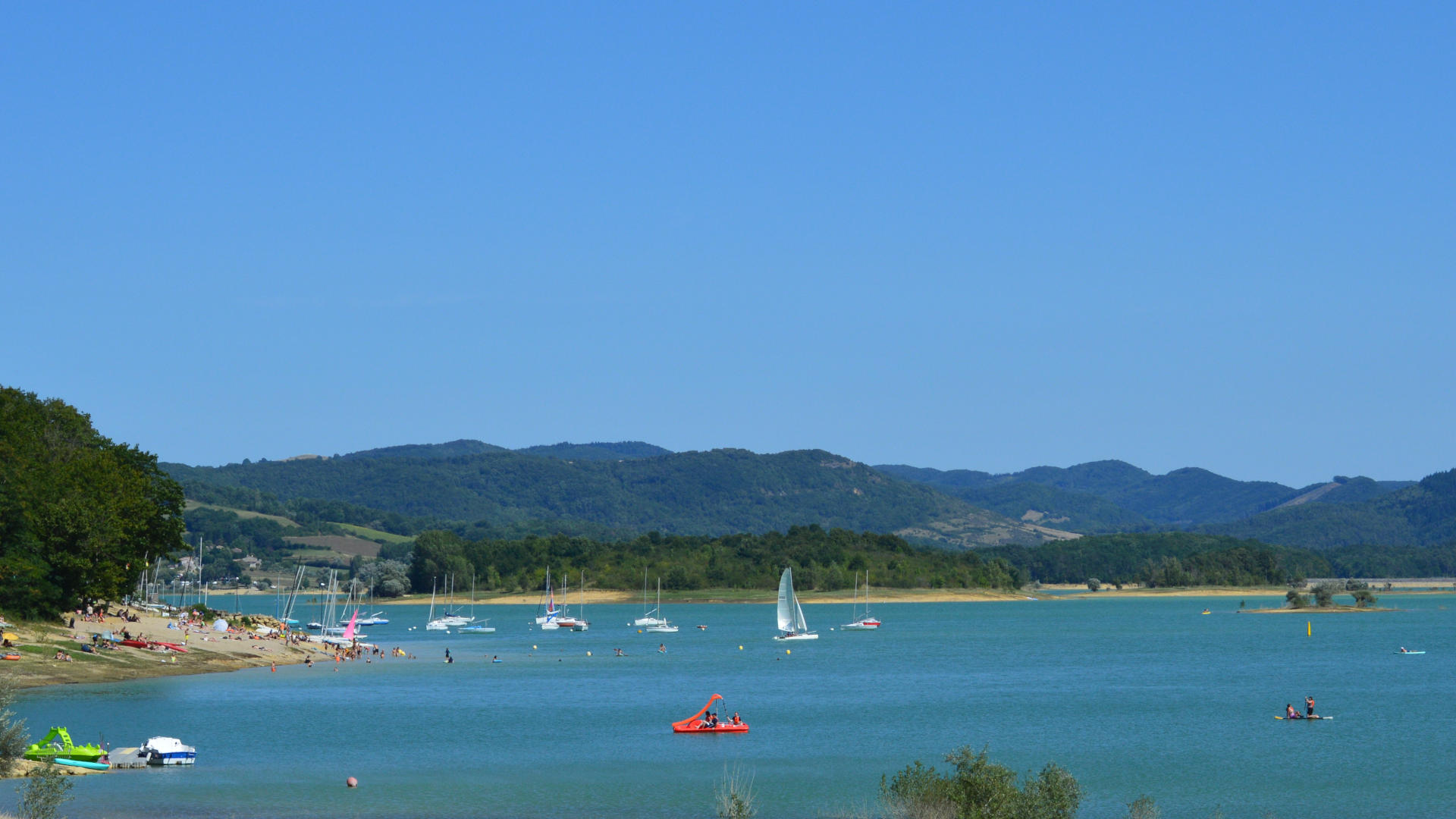 Vue aérienne marine