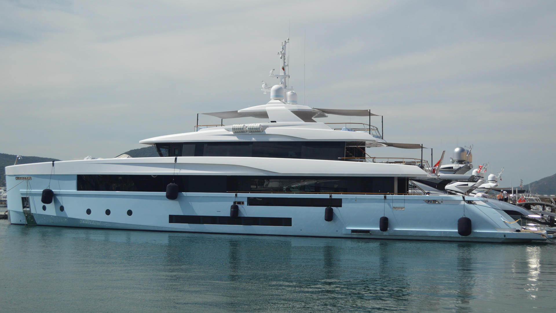 Vue aérienne marine