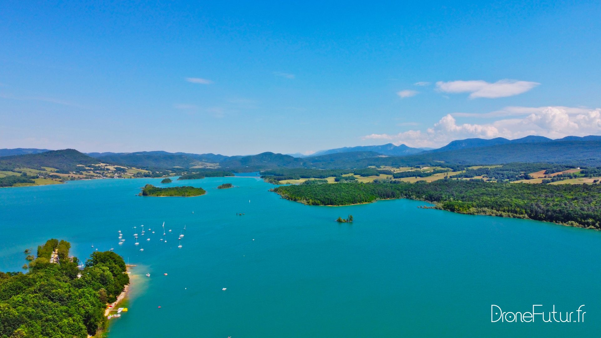 Vue aérienne marine